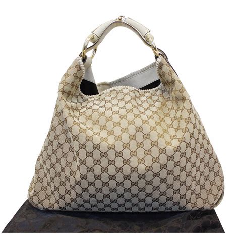 gucci large hobo bag|Gucci hobo bag beige.